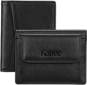 img 3 attached to 👜 Minimalist Leather Wallet and Card Holder by Kattee