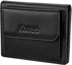 img 4 attached to 👜 Minimalist Leather Wallet and Card Holder by Kattee