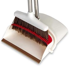 img 2 attached to BristleComb Broom Dustpan Set Lightweight Household Supplies