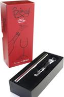 🍷 premium 4-in-1 stainless steel wine chiller stick pourer with attached stopper and wine aerator by boimagi логотип