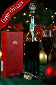 img 3 attached to 🍷 Premium 4-in-1 Stainless Steel Wine Chiller Stick Pourer with Attached Stopper and Wine Aerator by Boimagi