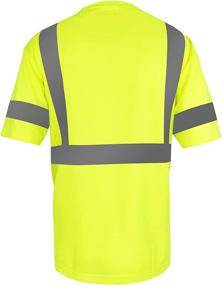 img 4 attached to 👷 Stay Safe and Visible with the LX Reflective Visibility Breathable Yellow 3Pcs Occupational Health & Safety Products and Personal Protective Equipment