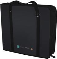 black travelpack scraprack storage tote: ultimate solution for organized scrapbooking logo