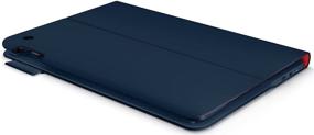 img 4 attached to 🔵 Midnight Navy Logitech Ultrathin Keyboard Folio for iPad 5