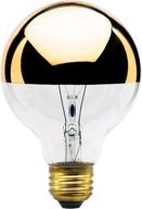 bulbrite g25 golden incandescent light bulb with e26 medium screw base, 1 count (pack of 1) logo