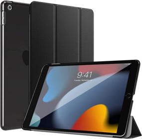 img 4 attached to 📱 Dadanism iPad 10.2 Inch 8th/7th Generation Case (2021/2020/2019 Model) - Shockproof Ultra Thin Trifold Stand Smart Cover for iPad 10.2 inch Tablet Release - Black