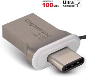 img 3 attached to Флеш-драйв Gigastone на 64 ГБ с поддержкой USB3.0 и USB Type C OTG двойным портом - фирменное переобозначение, новый, не использованный.