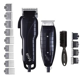 img 4 attached to Andis Stylist Combo - High-Speed Adjustable Clipper Blade & T-Outliner T-Blade 🔪 Trimmer for Dry Shaving, Outlining, and Fading - Includes BeauWis Blade Brush (Black)