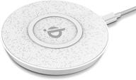 📱 raoyi wireless phone charger: 10w max fast charging pad for iphone & samsung galaxy note - qi certified (white) logo