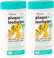 petkin plaque toothwipes fresh packs logo