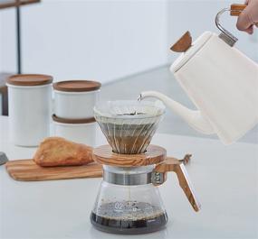 img 1 attached to ☕ Hario VCWN 60 Olive Coffee Server