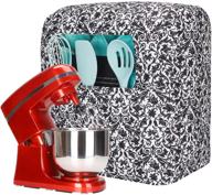 premium stand mixer covers for 6-8 quart kitchenaid mixers - tilt head compatible with exquisite patterns and handy pockets logo