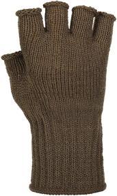 img 1 attached to 🧤 Military-Issue Fingerless Glove: Black Men's Accessories for Gloves & Mittens - Ultimate Functionality!