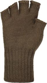 img 2 attached to 🧤 Military-Issue Fingerless Glove: Black Men's Accessories for Gloves & Mittens - Ultimate Functionality!