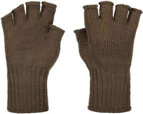 img 3 attached to 🧤 Military-Issue Fingerless Glove: Black Men's Accessories for Gloves & Mittens - Ultimate Functionality!