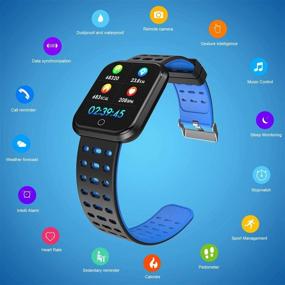 img 3 attached to 🏃 DoSmarter Surpro Fitness Watch: A Waterproof Wristband Pedometer with Heart Rate Monitor, Ideal Running Watch & Best Fitness Present for Kids, Women, and Men