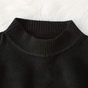 img 2 attached to ❄️ Winter Boys' Clothing - Toddler Turtleneck Pullover Sweater