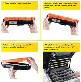 img 3 attached to 🖨️ V4INK 4PK Toner Cartridge Replacement for Brother Color Printer: TN221 TN225 High-Quality Toner for HL3170CDW, HL-3180CDW, MFC9130CW, MFC9330CDW, MFC9340CDW, and more