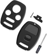 🔑 корпус брелока honda keyless entry для accord 2003-2012, cr-v 2005-2006, civic ex 2006-2013, pilot 2009-2015 (1 упаковка) логотип