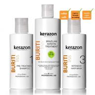 🌿 brazilian keratin treatment clarifying shampoo and intensive hair mask kit - keratin smoothing 120ml logo