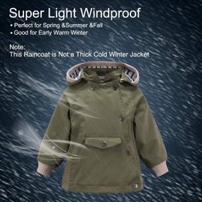 img 1 attached to ACESTAR Waterproof Windproof Windbreaker Raincoat