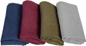 img 3 attached to Burgundy Lightweight Chalier Scarfs: The Perfect Women's Accessory for All Seasons in Scarves & Wraps