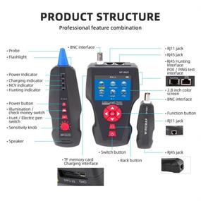 img 2 attached to Noyafa NF 8601W Multi Functional Network Identifier