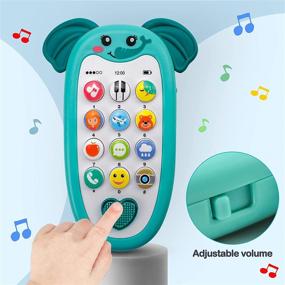 img 1 attached to 📱 WISHTIME Baby Rattles Teethers with Phone Toy Set, 10PCS Infant Grab Spin Rattle Shaker with Storage Box, Baby Toys 6-12 Months, Teething Toys for Toddlers Boys Girls