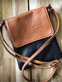 img 1 attached to 👜 LaGaksta Ashley: Compact Leather Crossbody Bag with Passport Holder