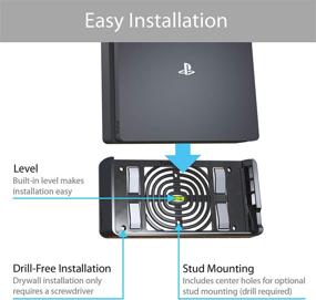 img 2 attached to 🎮 Optimized Wall Mounting System for Sony PlayStation 4 Slim