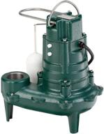 🚽 zoeller waste-mate 267-0001 sewage pump: 1/2 hp automatic- heavy-duty submersible for sewage, effluent, or dewatering логотип