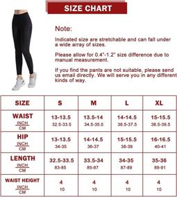 img 1 attached to 🩳 Loranzi Women's High Waist Yoga Pants with 2 Pockets - Tummy Control and Workout Leggings