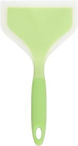 img 1 attached to 🐠 Durable Minchsrin Silicone Wrapped Plastic Fish Spatula Turner - Wide 10" Length, 4.7" Width