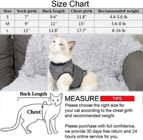 img 3 attached to Cat Anxiety Jacket: Vet-Recommended Thunder Vest for Calming Cats During Fireworks, Travel & Separation