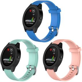 img 4 attached to Vozehui Compatible With Garmin Vivoactive 3 Band Wearable Technology and Clips, Arm & Wristbands