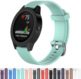 img 2 attached to Vozehui Compatible With Garmin Vivoactive 3 Band Wearable Technology and Clips, Arm & Wristbands