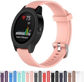 img 1 attached to Vozehui Compatible With Garmin Vivoactive 3 Band Wearable Technology and Clips, Arm & Wristbands