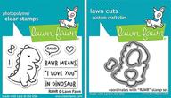 🦖 lawn fawn rawr clear stamps and dies bundle lf1555 lf1556 (two-item set) logo