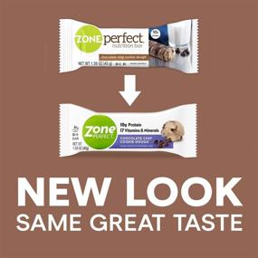 img 3 attached to 🍫 ZonePerfect Chocolate Chip Cookie Dough Protein Bars - High Protein Nutrition with Vitamins & Minerals, 12 Bars