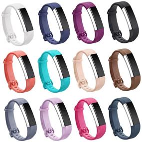 img 3 attached to Stylish and Durable GinCoband 12PCS Fitbit Alta HR Bands 👌 - Perfect Replacement Bands for Fitbit Alta HR and Fitbit Alta