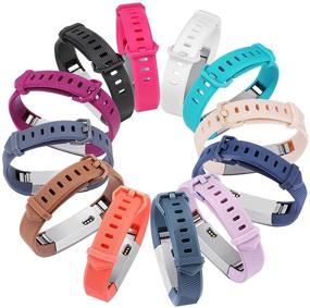 img 4 attached to Stylish and Durable GinCoband 12PCS Fitbit Alta HR Bands 👌 - Perfect Replacement Bands for Fitbit Alta HR and Fitbit Alta