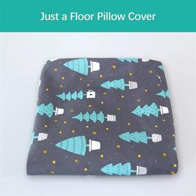 img 3 attached to 🛏️ Biloban Floor Pillow Cover: Non-Slip for Boys and Girls - Enhance Room Decor, Reading, Napping, and Playtime!