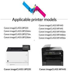 img 3 attached to Leize Compatible Toner Cartridge Replacement for Canon 057 057H - Black 3,100 Pages, 1-Pack - Perfect for imageCLASS MF445dw, LBP226dw, MF448dw, MF449dw, LBP227dw, LBP228dw Printers