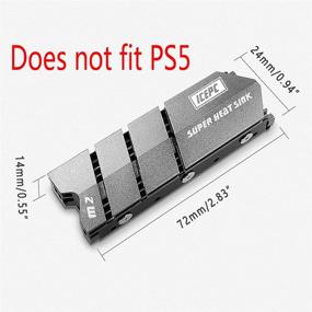 img 3 attached to Охладитель Icepc M.2 2280 SSD NVMe NGFF: высокопроизводительный двусторонний радиатор для PCIE и SATA M.2 SSD - улучшите эффективность охлаждения вашего ПК!