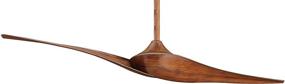 img 4 attached to 🌀 Minka-Aire F846-DK Wave II 60 Inch Ceiling Fan with Energy-Efficient DC Motor, Distressed Koa Finish