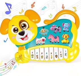 img 4 attached to 🎹 Игрушечное фортепиано STEAM Life для малышей: световое музыкальное обучение с 6 до 12 месяцев - образовательная клавиатура для малышей - идеальный подарок для мальчиков, девочек и малышей (от 0 до 18 месяцев)