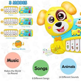 img 3 attached to 🎹 STEAM Life Baby Piano Toys: Light Up Musical Learning for 6 to 12 Months - Educational Keyboard for Infants - Ideal Gift for Boys, Girls, and Toddlers (0-18 Months)
