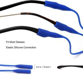 img 2 attached to Silicone Eyeglasses Waterproof Retainer Sunglasses Occupational Health & Safety Products and Personal Protective Equipment