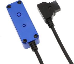 img 1 attached to 🔌 Alvin's Cables D-Tap Splitter P-Tap HUB Cable: Dtap Male to Three Port D Tap Female Splitter Cable for ARRI, RED, Z CAM, TILTA, Steadicam, IDX, V-Mount Battery - Blue