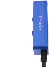 img 2 attached to 🔌 Alvin's Cables D-Tap Splitter P-Tap HUB Cable: Dtap Male to Three Port D Tap Female Splitter Cable for ARRI, RED, Z CAM, TILTA, Steadicam, IDX, V-Mount Battery - Blue